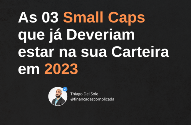 As 03 Small Caps que já Deveriam Estar na sua Carteira em 2023